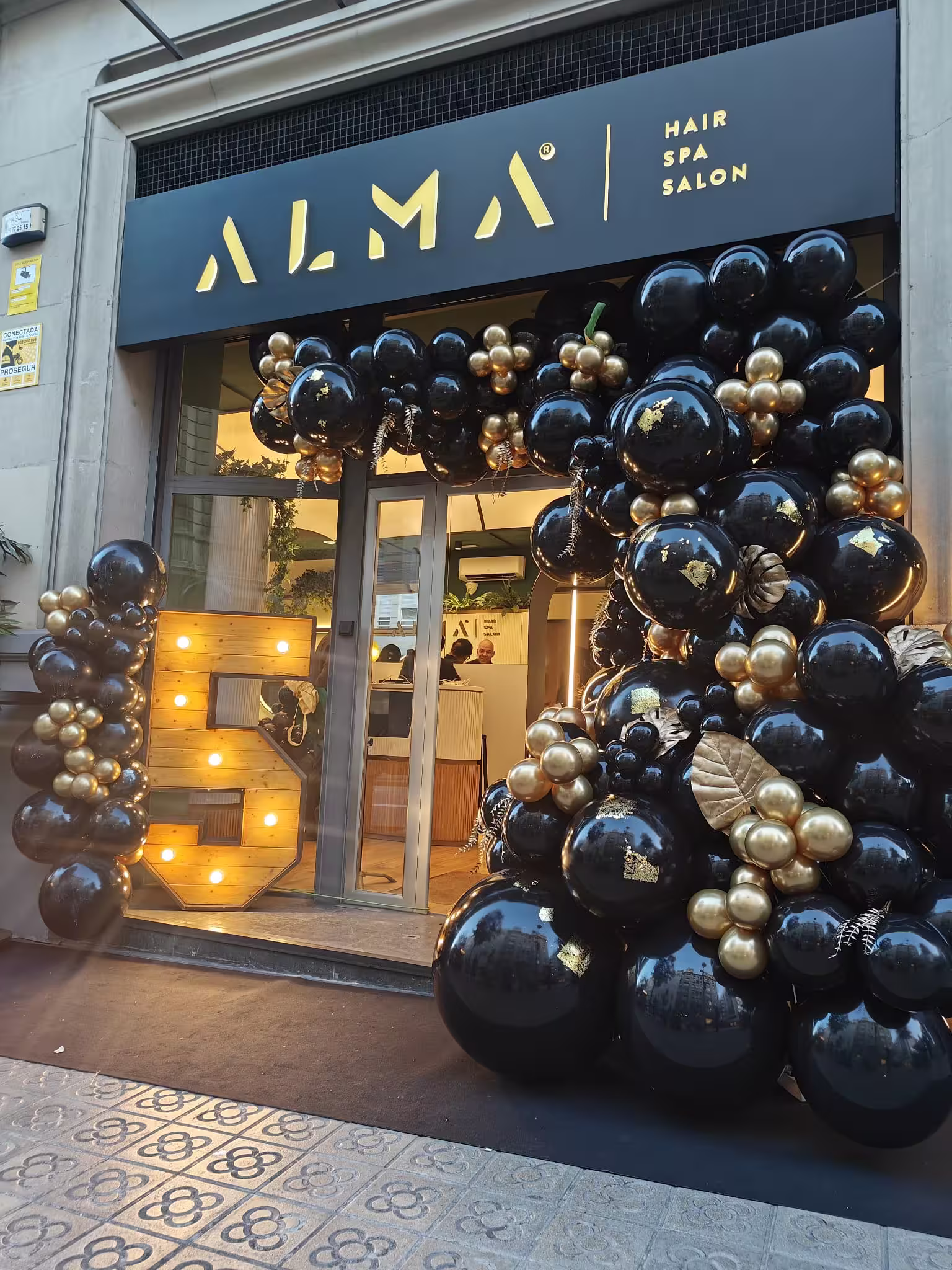 Decoración con globos